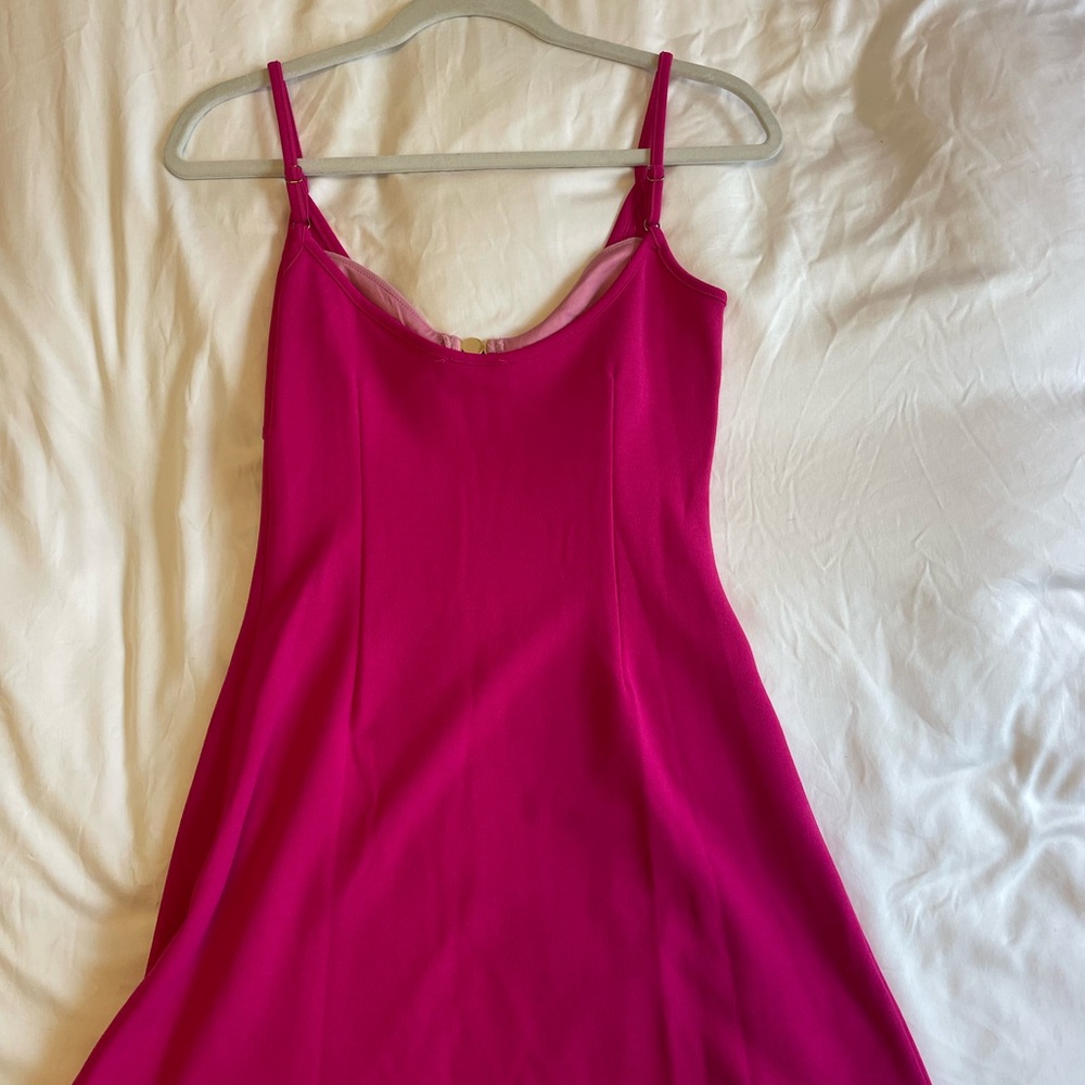 Vibrant Pink Slip Dress